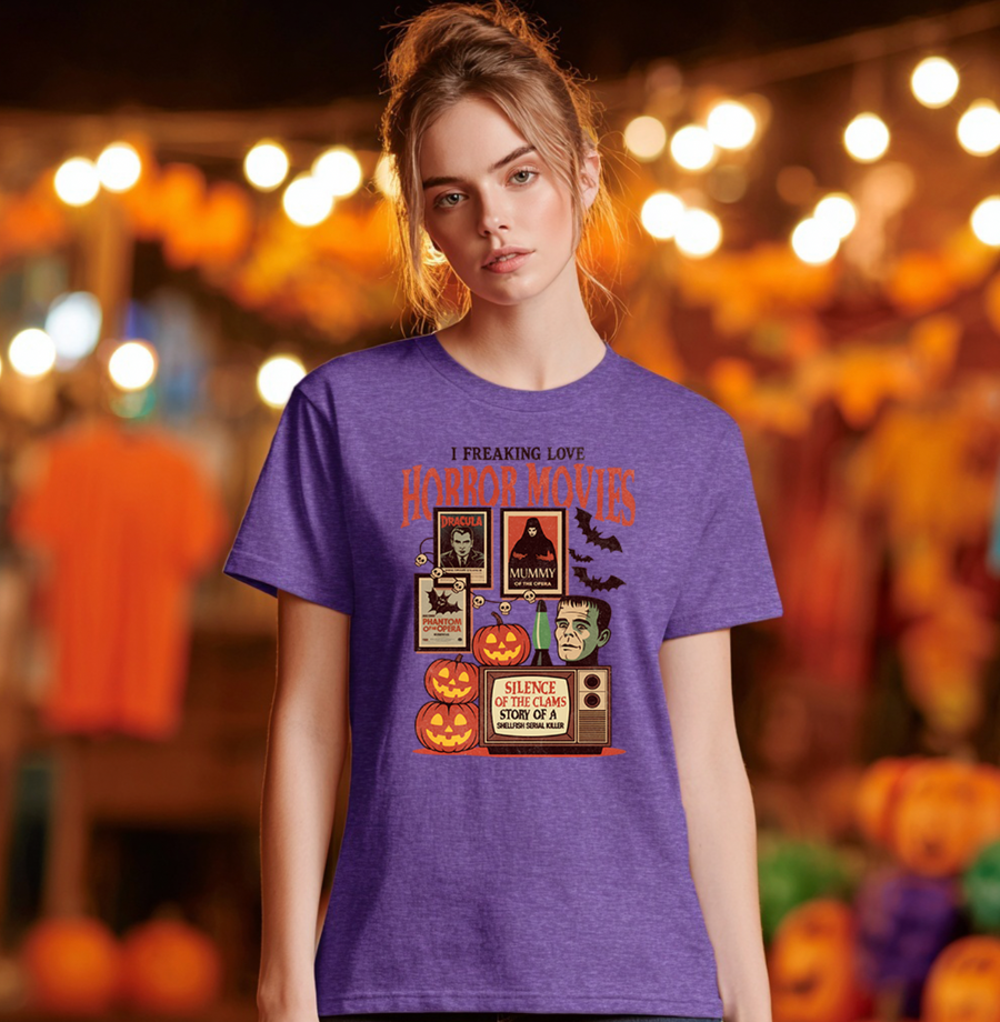 Vintage Horror Movies Unisex T-shirt