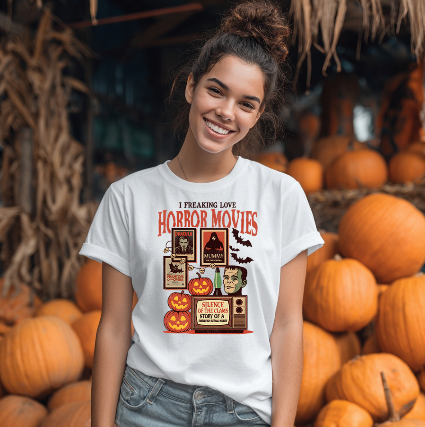 Vintage Horror Movies Unisex T-shirt