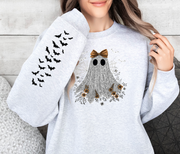 Cute Lace Ghost Sweatshirt (Front and Sleeve)