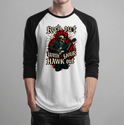 Rock Out With Your Hawk Out Unisex Raglan