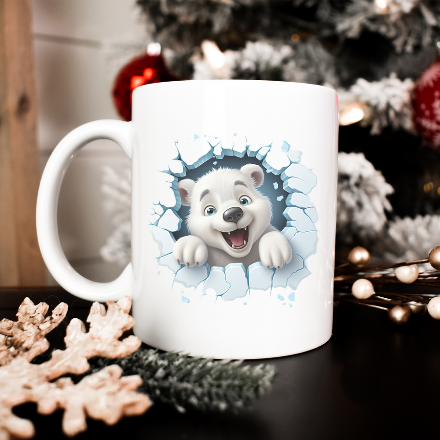 Surprise Polar Bear 15oz Mug