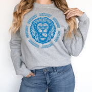 Vintage Detroit Football Circle Unisex Sweatshirt