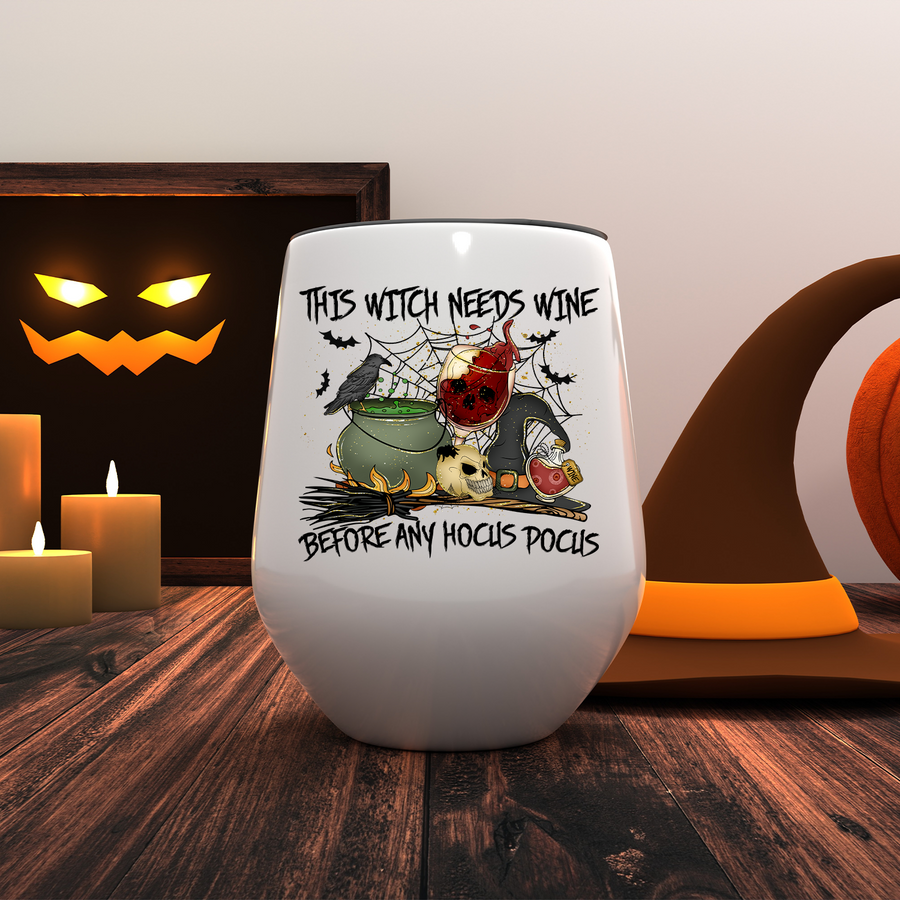 This Witch Needs Wine Tumbler