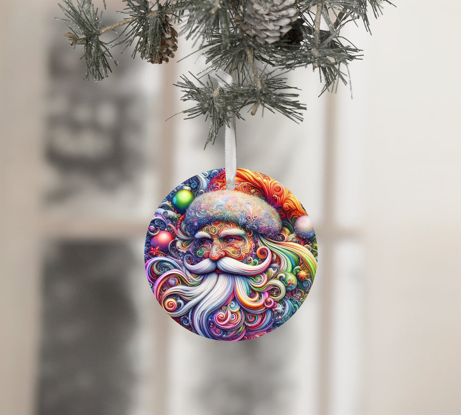 Whimsical Santa Ornament