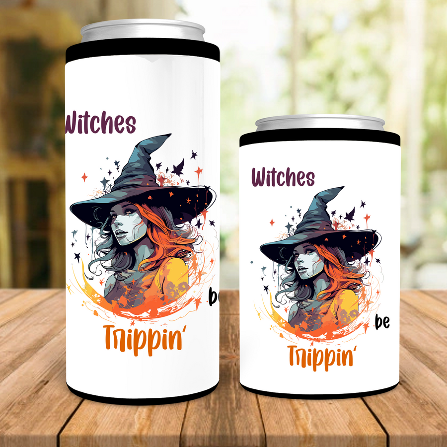 Witches Be Trippin Can Cooler