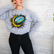 Los Angeles Vintage Football Cartoon Unisex Sweatshirt