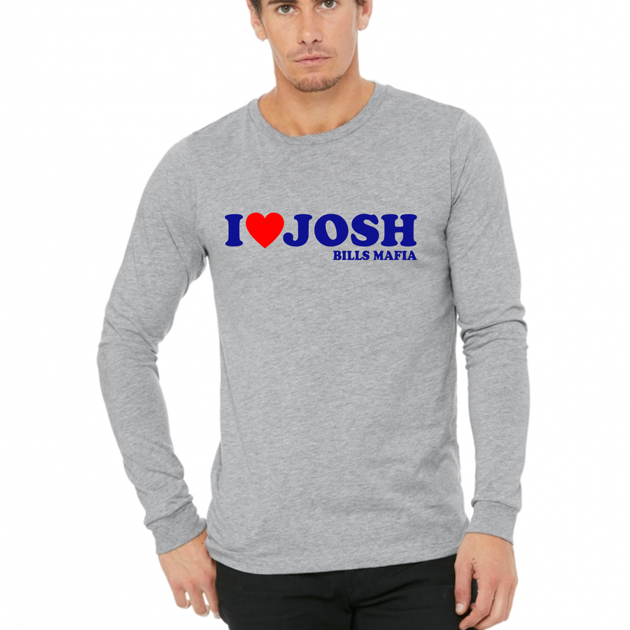 I Love Josh Unisex Long Sleeve Shirt