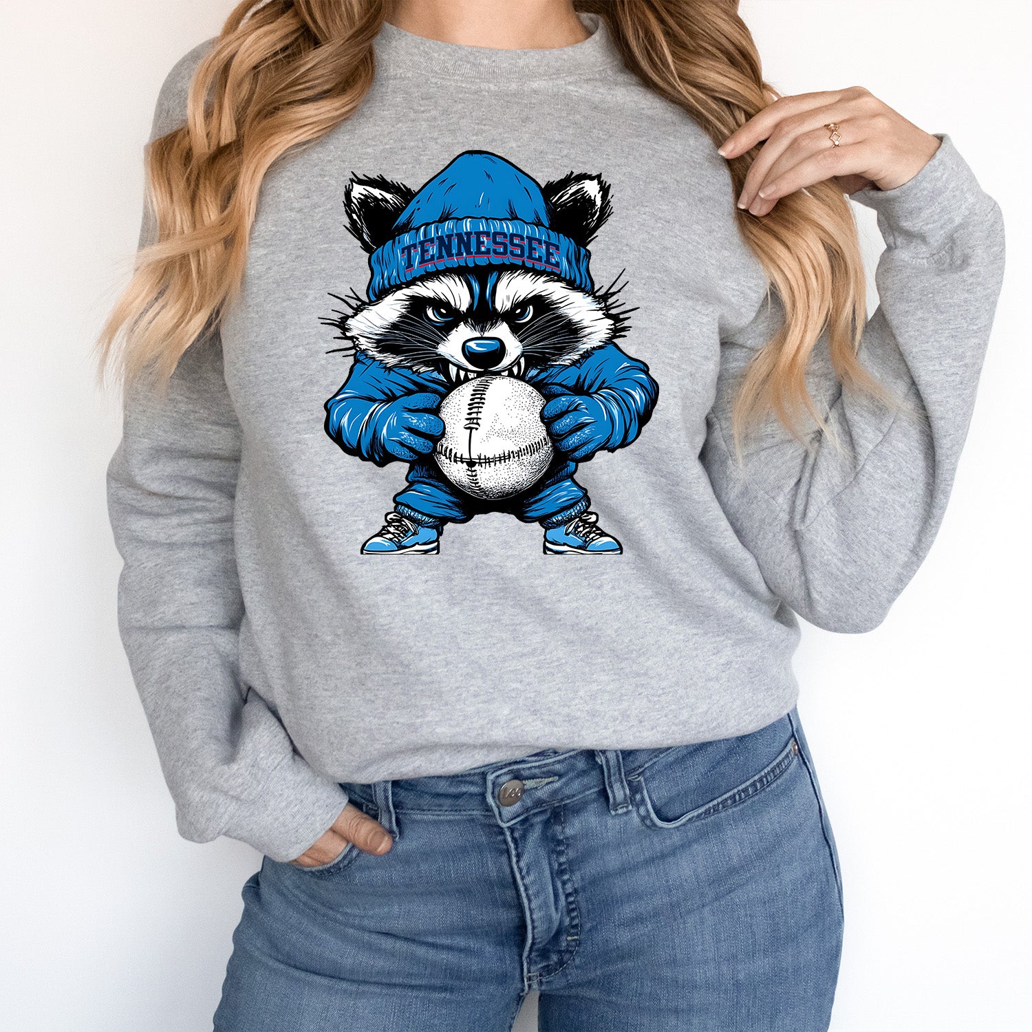 Tennessee Beanie Vintage Cartoon Unisex Sweatshirt