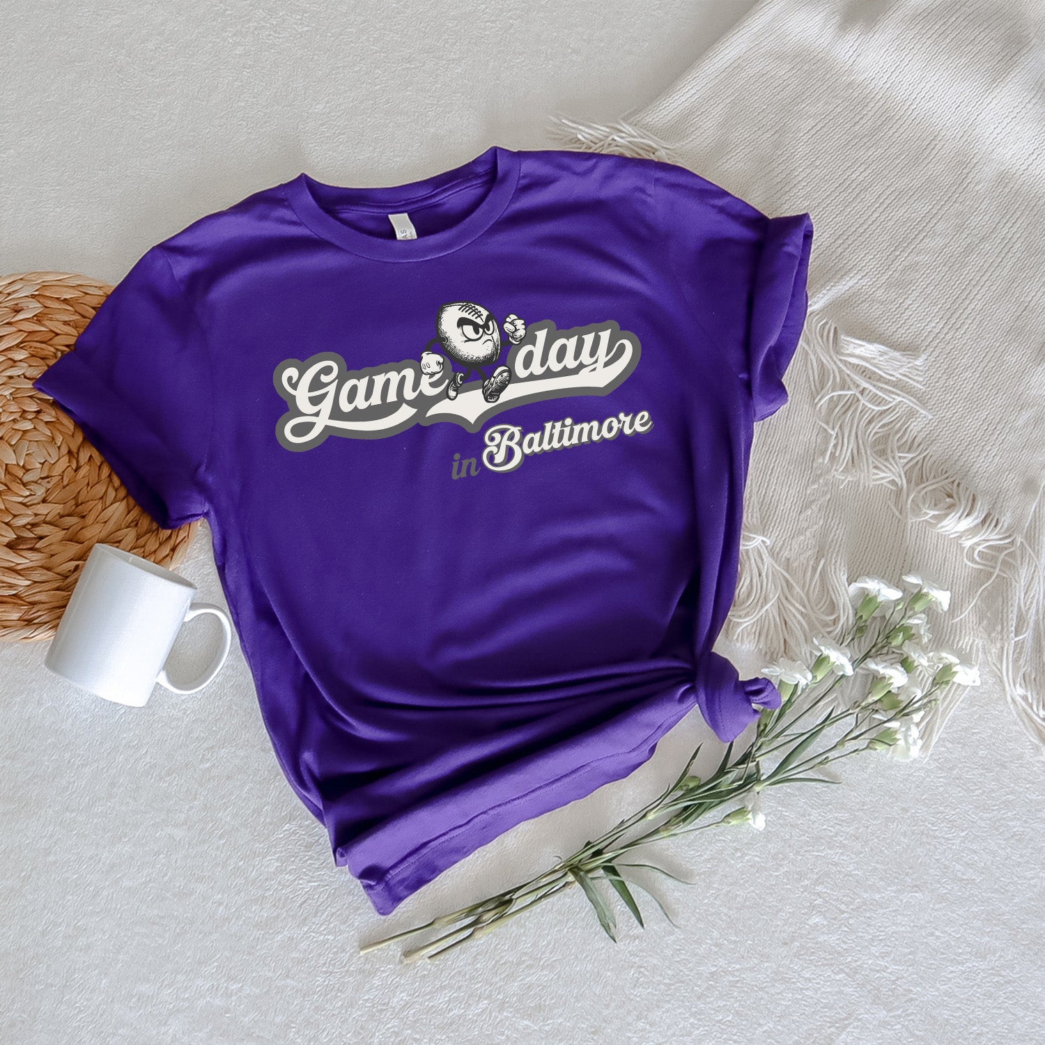 Game Day In Baltimore Football Unisex T-shirt
