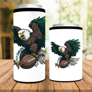 Fly Eagles Cartoon Football Can Cooler