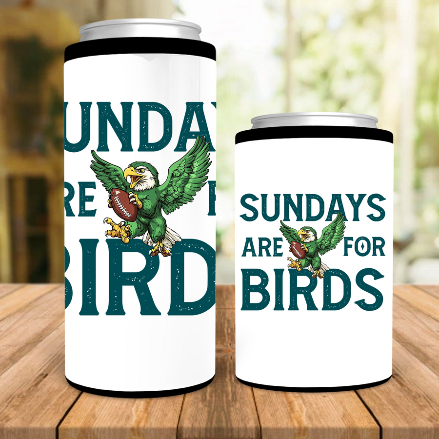 Sundays Are For The Birds Eagle Can Cooler