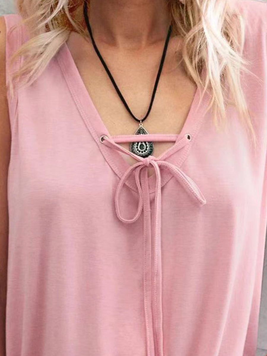 Tied V-Neck Tank