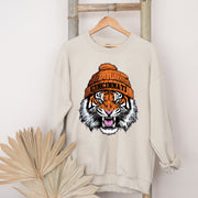 Cincinnati Beanie Tiger Vintage Cartoon Unisex Sweatshirt