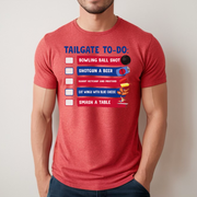 Buffala Tailgate To Do List Unisex T-shirt