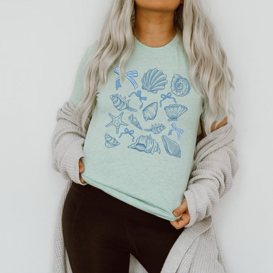 Coastal Preppy Shells Unisex T-Shirt