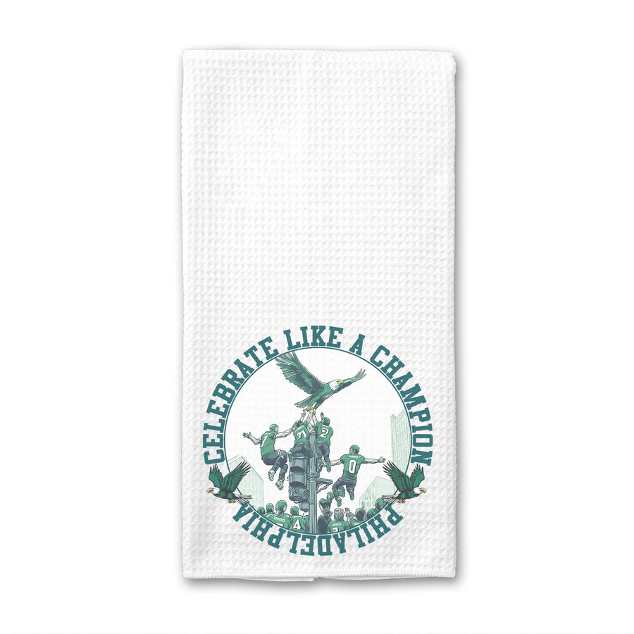 Philadelphia Celebrate Like a Champion Waffle Weave Towel