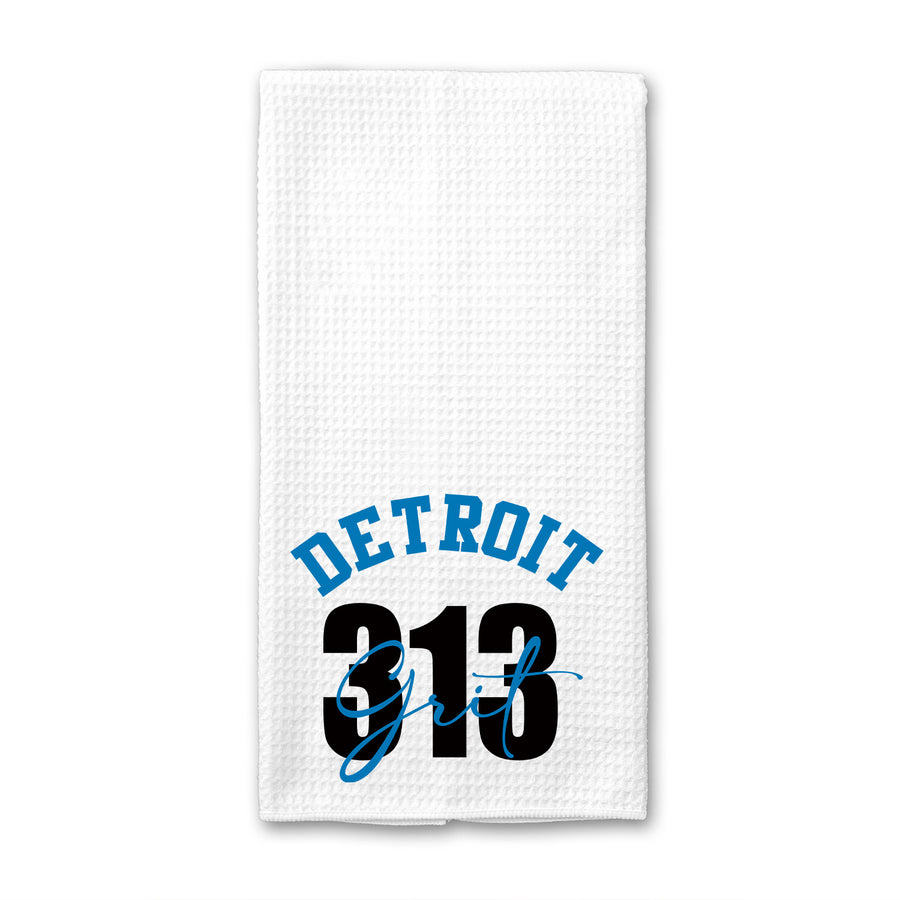 Detroit 313 Grit Waffle Weave Towel