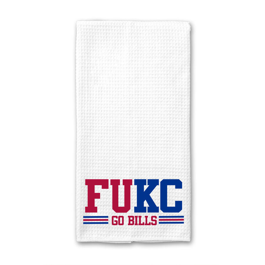 FuKC Go Bills Waffle Weave Towel