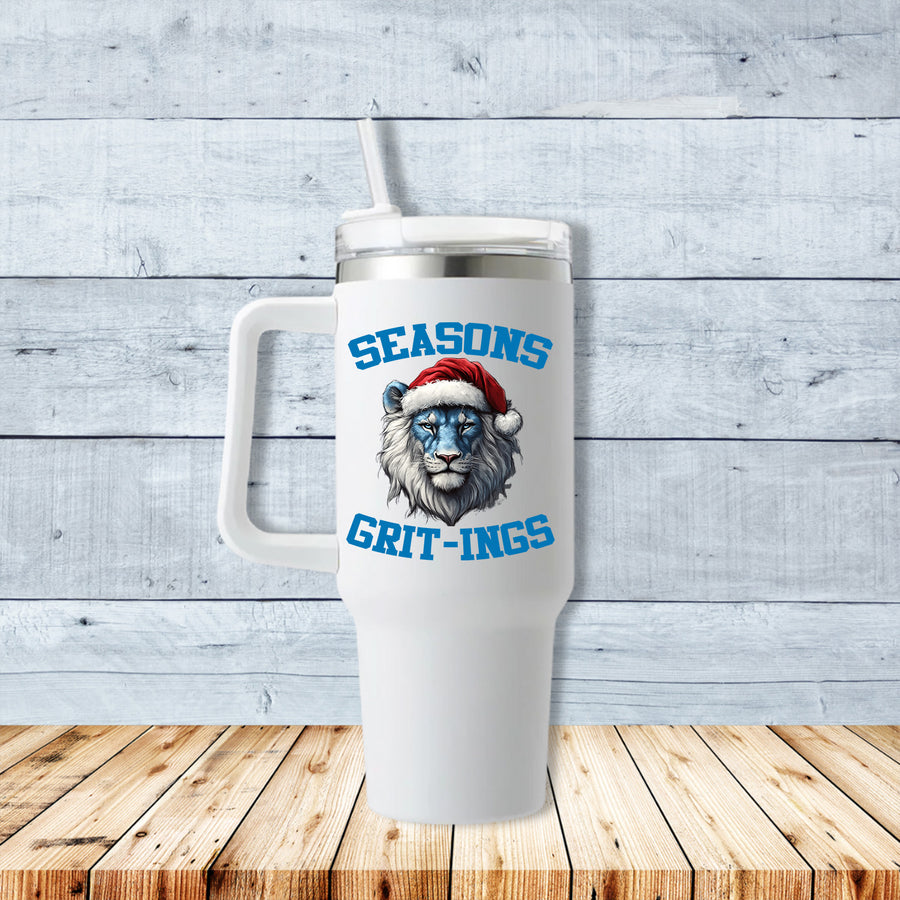 Seasons Grit-ings Lion 40oz Travel Mug