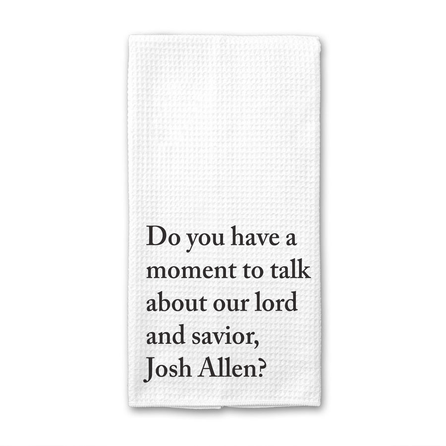 Talk About Our Lord and Savior Josh Waffle Weave Towel