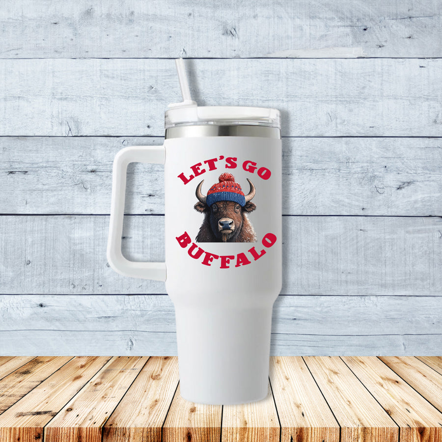 Let's Go Buffalo Winter 40oz Travel Mug