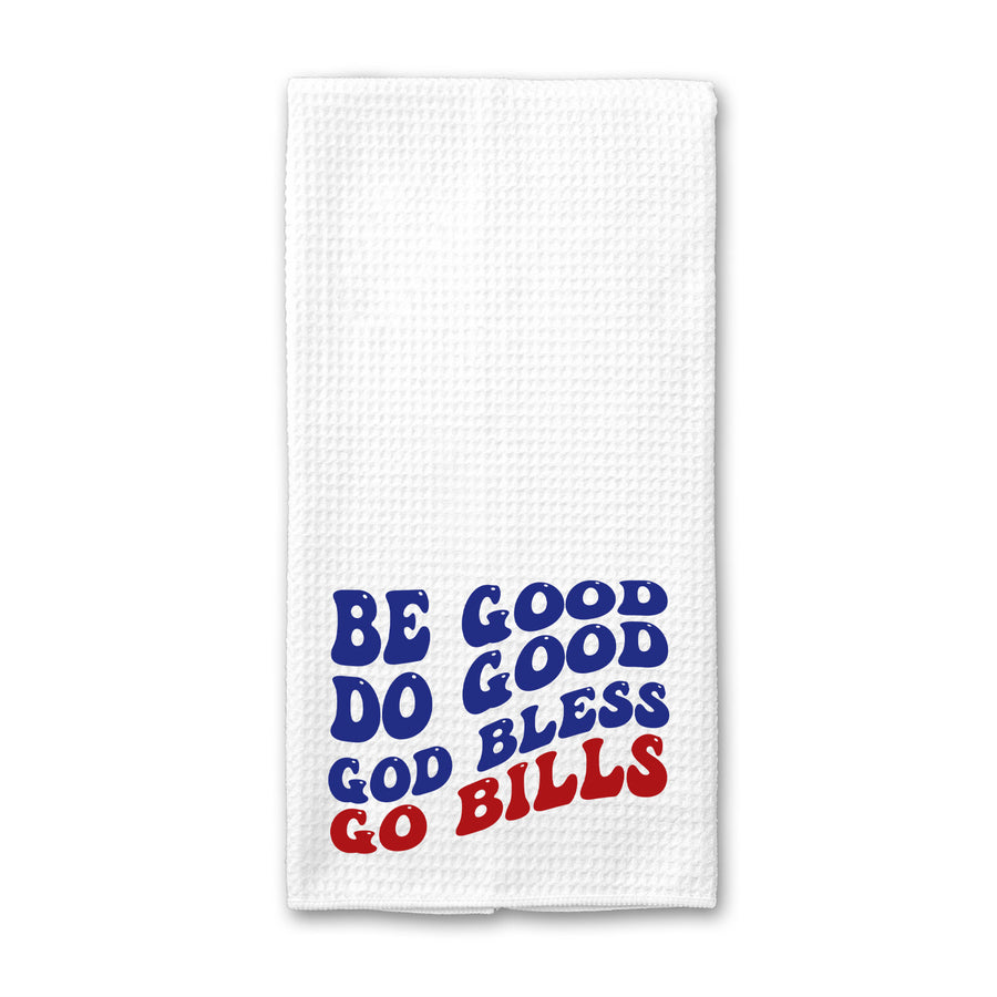 Be Good Do Good God Bless Waffle Weave Towel