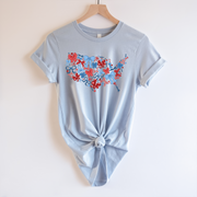 Coquette Bow America Unisex T-Shirt
