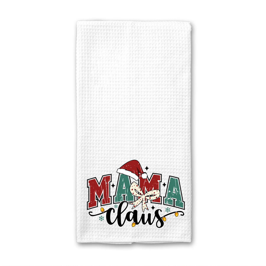 Mama Claus Coquette Christmas Kitchen Towel