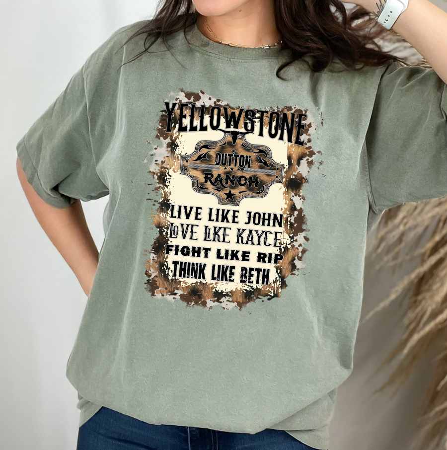 Leopard Yellowstone Unisex T-shirt (Comfort Colors)