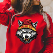 Kansas City Beanie Wolf Vintage Cartoon Unisex Sweatshirt