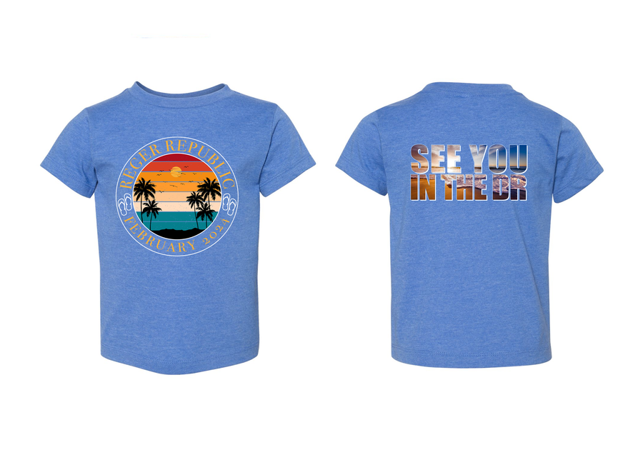 Reger Youth and Toddler Front and Back Print Unisex T-shirt