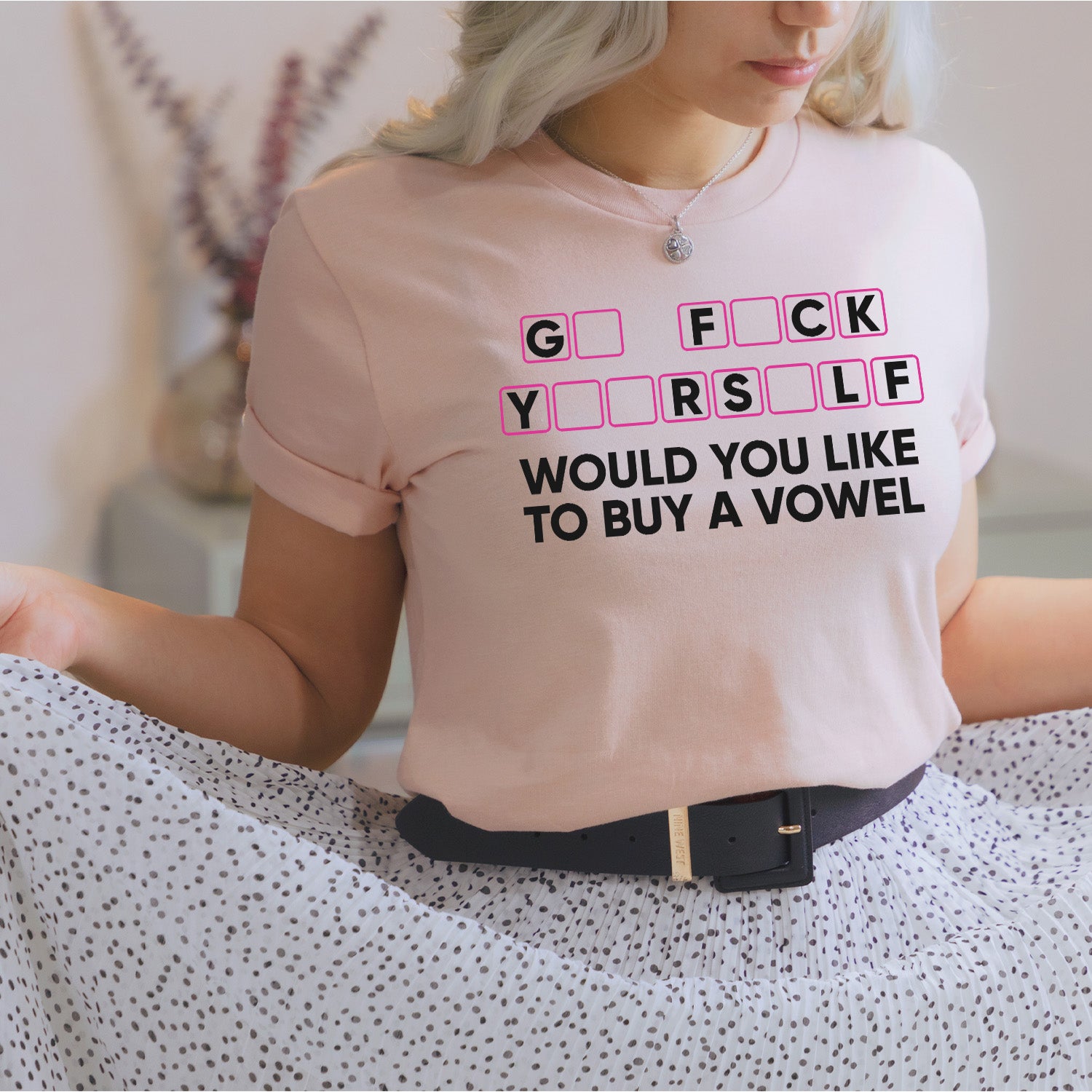 Would You Like To Buy a Vowel Unisex T-shirt
