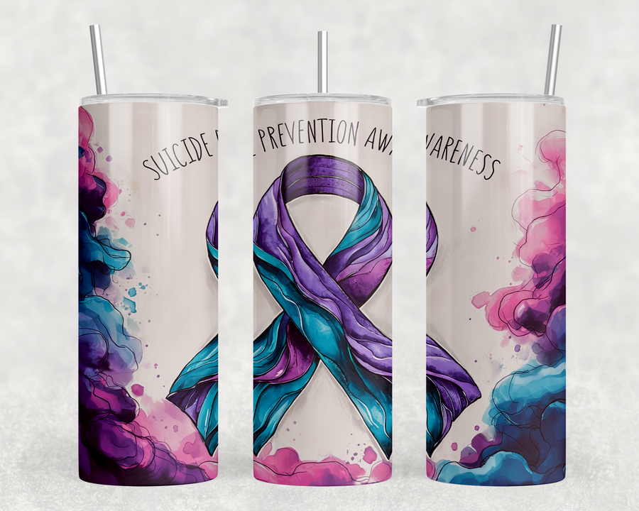 Suicide Prevention Awareness 20oz Skinny Tumbler