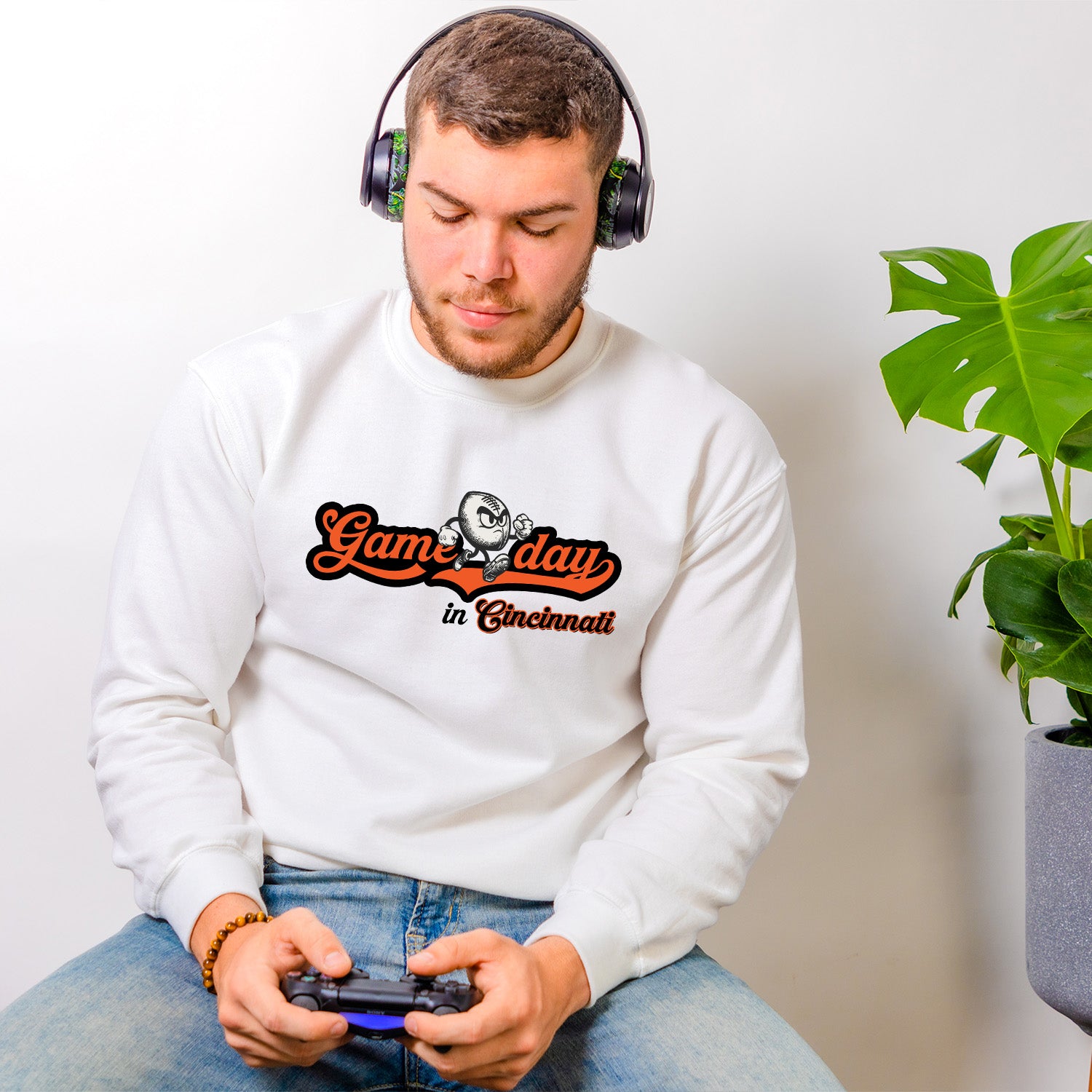 Game Day In Cincinnati Football Unisex Sweatshirt