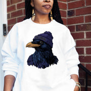 Baltimore Beanie Raven Cartoon Unisex Sweatshirt