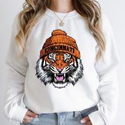 Cincinnati Beanie Tiger Vintage Cartoon Unisex Sweatshirt