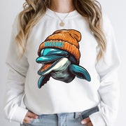 Miami Beanie Vintage Cartoon Unisex Sweatshirt