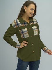 Plaid Dropped Shoulder Shirt