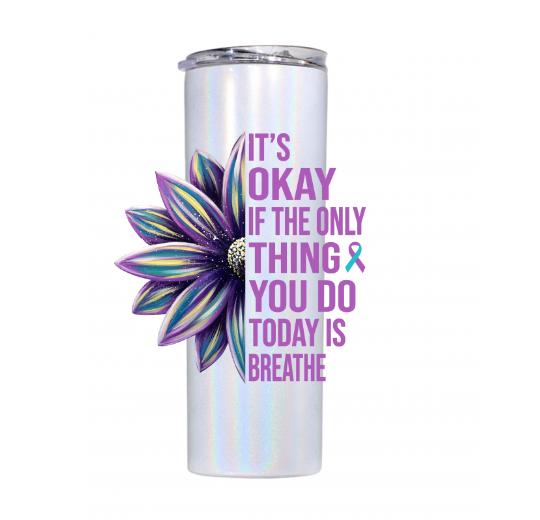 20oz Shimmer Skinny Tumbler --- Design Your Own