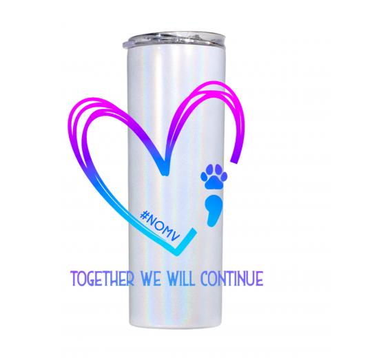 20oz Shimmer Skinny Tumbler --- Design Your Own