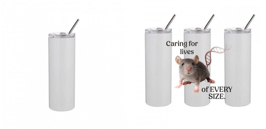 20oz Skinny Tumbler - Design Your Own (Full Print Option)