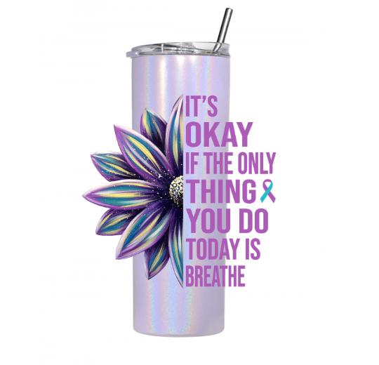 20oz Shimmer Skinny Tumbler --- Design Your Own