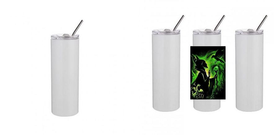 20oz Skinny Tumbler - Design Your Own (Full Print Option)