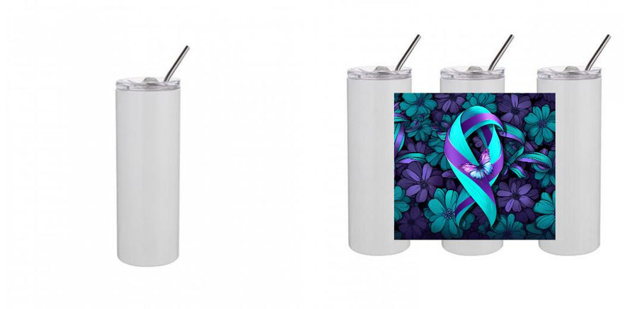 20oz Skinny Tumbler - Design Your Own (Full Print Option)