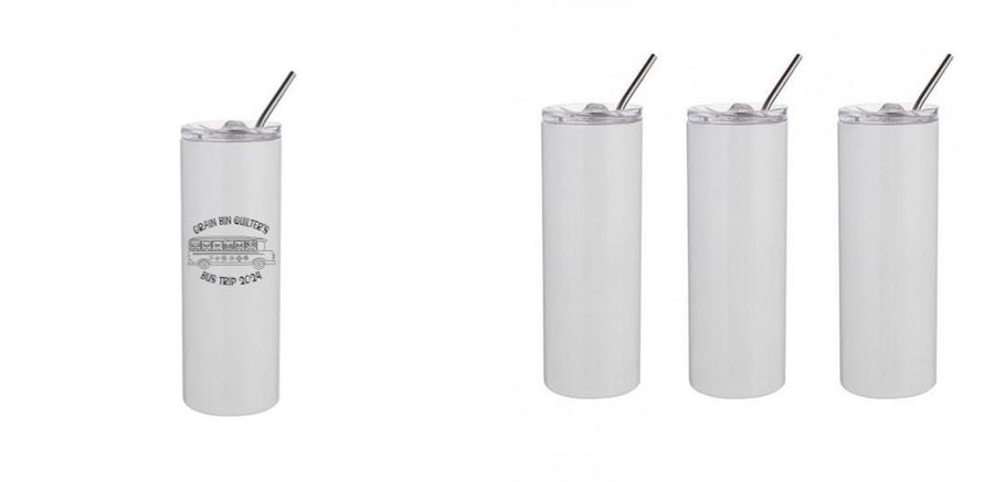 20oz Skinny Tumbler - Design Your Own (Full Print Option)