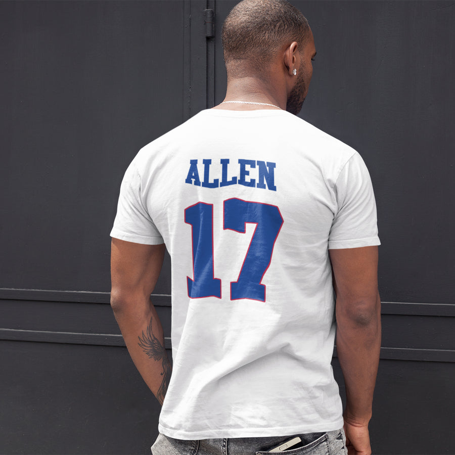 Allen 17 Unisex T-shirt - Back Print