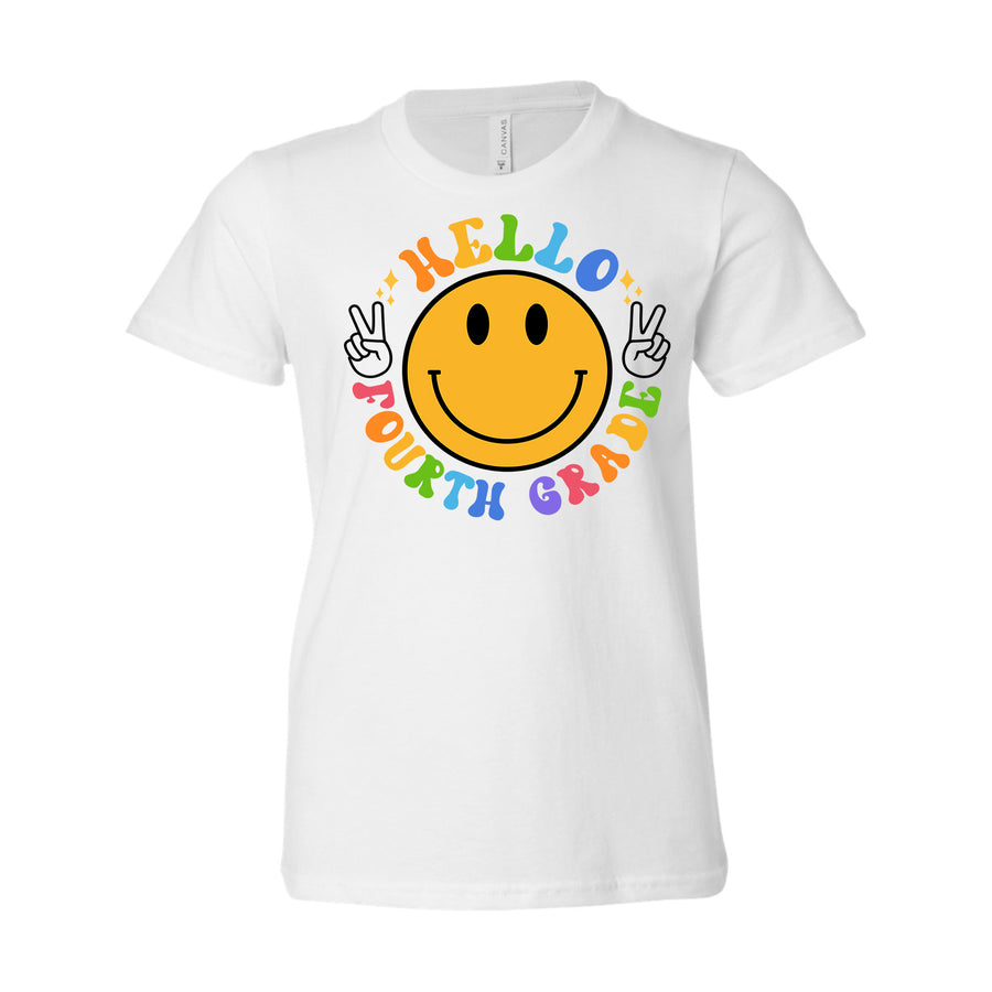 Retro Smiley Grades Youth T-shirt