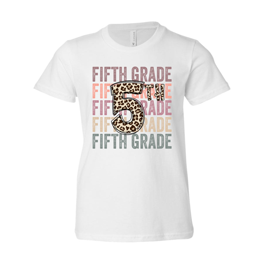 Leopard Retro Grades Youth T-shirt