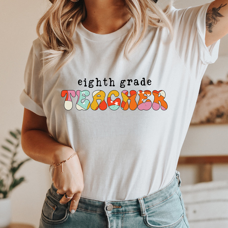 Retro Teacher Grades Unisex T-shirt