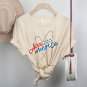America Heart Unisex T-shirt